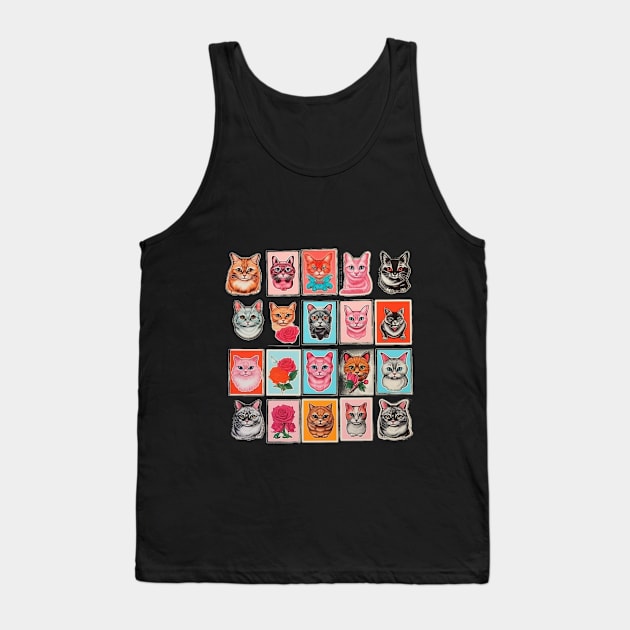 a lot of cats in the frames Tank Top by Zuzya